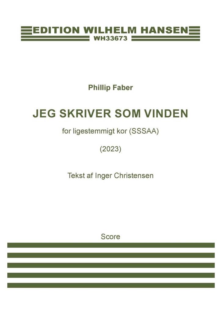 Jeg Skriver Som Vinden